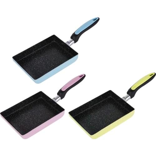 Non-Stick Skillet Frying Pan for Gas Induction Cooker Egg Pancake Pot Kitchen Dining Tools Cookware - 18x13x3cm