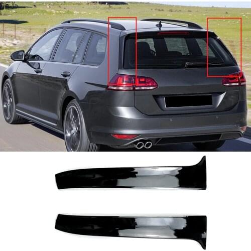 Car Rear Wing Side Spoiler Stickers Trim Cover for Volkswagen VW Golf MK 7 Variant Estate Wagon Alltrack Accessories Car Styling