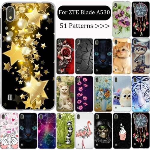 Case For ZTE Blade A530 Case Cover Soft TPU Coque Capa Shell Funda Back Cover For ZTE Blade A530 BA530 A606 Phone Case 5.45inch