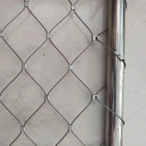 Flexible Security Stainless Steel Wire Rope Mesh Cable Webnet For Balustrade Or Railing