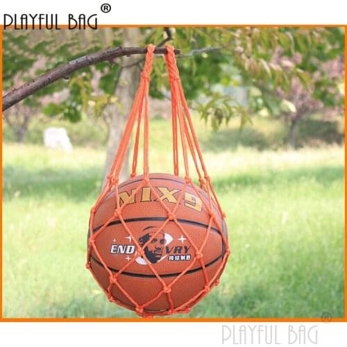 Playful bag Basket ball bag custom ball pocket mesh pocket melon pocket portable sports ball bag Fitness Equipment QE04S