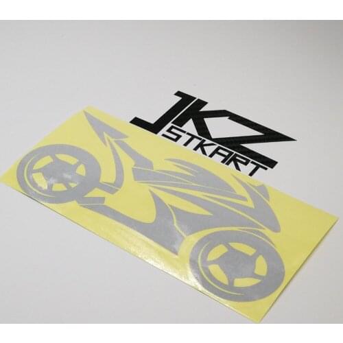 JKZ STKART Vinyl Die Cut Car Sticker Decals Cool Racing Motorcycle 15 x 8 cm for Motor Bike Laptop Helmet Decorated Stickers