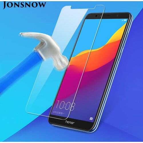 JONSNOW For Huawei Honor 7C 5.7" AUM-L41 Tempered Glass LCD Screen Protector for Honor 10/9 8/ 7A 7C Pro AUM-L29 Protective Film