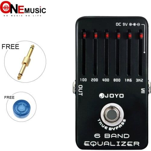 JOYO JF-11 6 Bands Guitar EQ Pedal Equalizer Guitar Effects Pedal Stompbox Adjust low middle high frequency True Bypass
