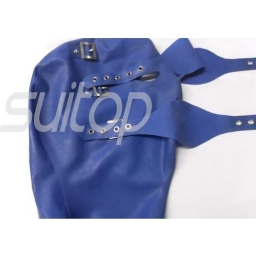 Natural latex hoods with Mask and Eye patch