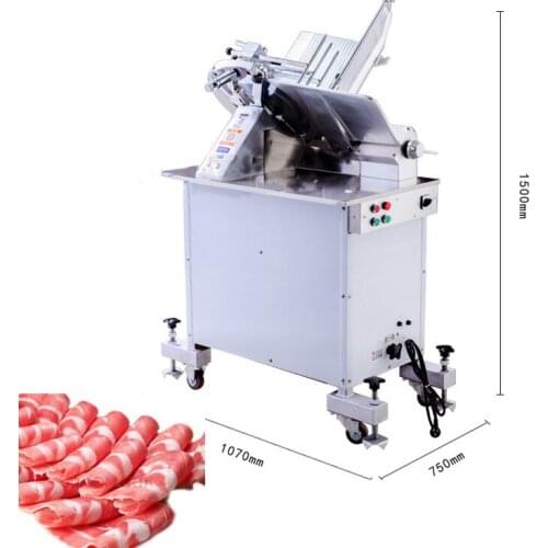 380V/230V/110V Commercial 14 Inch Automatic Electric Slicer Cut Machine Slice of Meat Mutton Roll In Slicing Meat HB-350