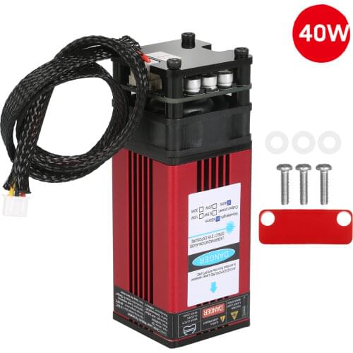 40W Laser Module 450nm Engraving Laser Head Engraving Metal Wood Acrylic for Laser Engraving Machine CNC Router Cutting Machine