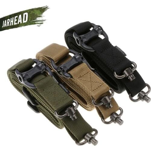 Adjustable MS4 Tactical Nylon Two Points Rifle Sling/Strap Gun Sling Multi Mission Release Single Point Rifle Hunting Accessorie