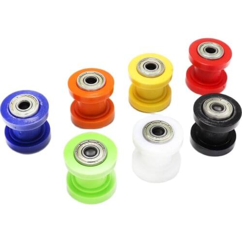 M8 / M10 Concave Drive Chain Pulley Roller Slider Tensioner Wheel Guide For Pit Dirt Street Bike Bicycle Cycling