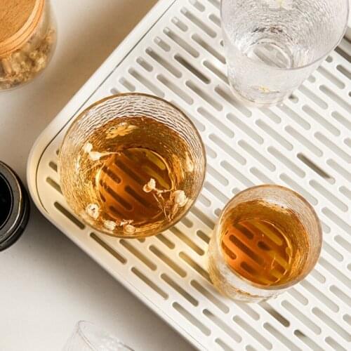 Glass Coffee Cup Heat Resistant Cocktail Vodka Wine Mug Breakfast Milk Juice Beer Glass Mug Japanese Style Sakura Drinkware