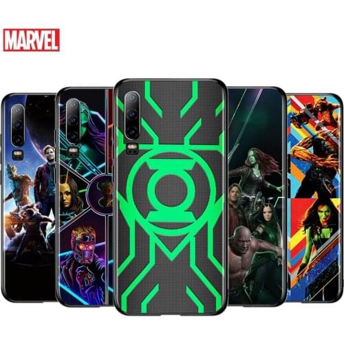 Guardians of the Galaxy For Huawei P40 P30 P20 P10 P9 P8 Lite E mini Pro Plus 5G 2017 2019 Silicone Black Phone Case