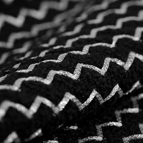 140CM Wide 540G/M Weight Soft Tweed Knitted Cotton Acrylic Wool Fabric for Autumn and Winter Dress Coat Jacket E1119