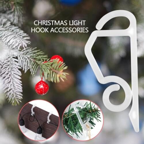 Christmas Trees Clips Outdoor Light Clip Hook String Light Plastic Hooks Christmas Trees Hanger Ornament Pendant S Shaped Hooks