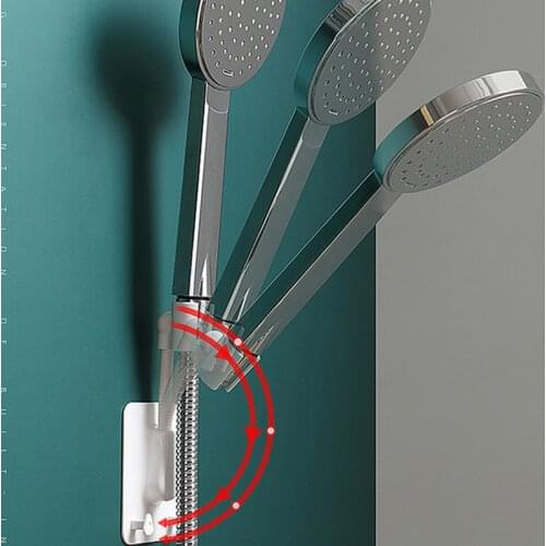 1pcs Shower Head Holder Durable Suction Cup Shower Bracket Adjustable Shower Bracket Fixing Shower Head Stand Bracket Wall Rack