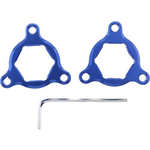 2 Set Black/Blue 19mm Front Fork Preload Adjusters for Honda CRF1000L 2016 2017 2018