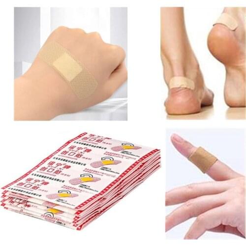 20-100 Pcs Anti Abrasion Foot Bandage Band Aid Hemostasis Adhesive Paste Plasters Breathable Waterproof Summer Foot Care Tool