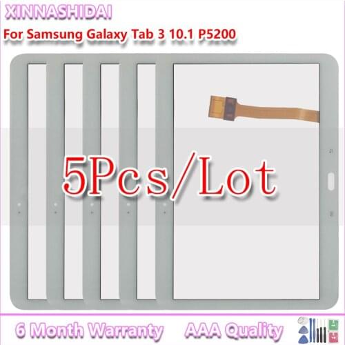 5pcs/lot Touch Screen Digitizer Glass Tools for Samsung Galaxy TAB 3 GT-P5200 P5210 P5220 Protective Glass Protector