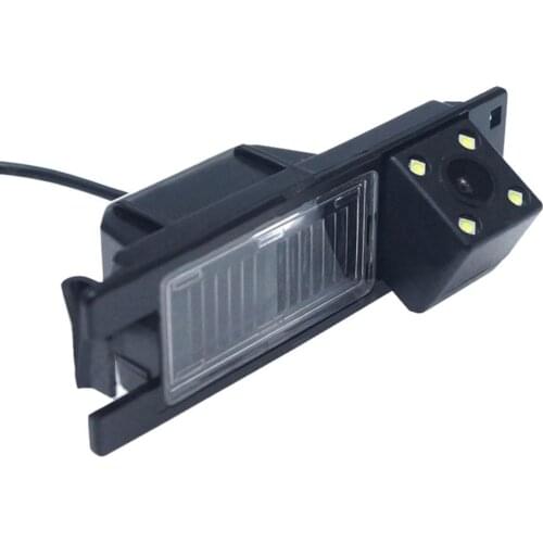 Car Rear View Camera HD Rear View Video Vehicle Camera Backup Reverse Camera 4 LED Night Vision Parking Camera Wide Angle