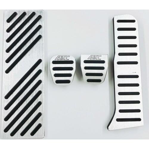 Car Accessory For VW Volkswagen Golf 5 Golf 6 Jetta MK5 Scirocco Tiguan Skoda Octavia A5 AT/MT Gas Brake Footrest Pedals Pad