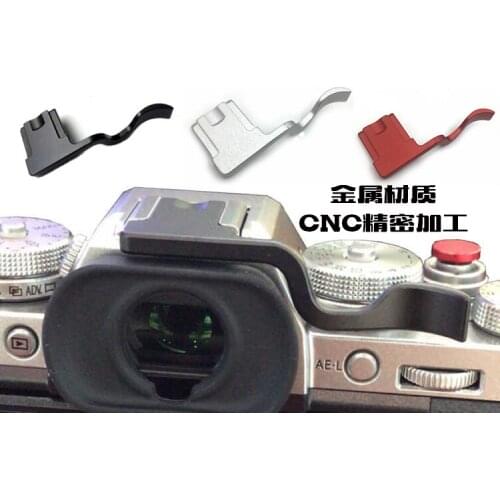All-metal Camera Thumb Up Grip Hot Shoe Cover Soft Shutter Release Button for Fujifilm XT1 XT2 XT3 XT10 XT100 XT20 XT30