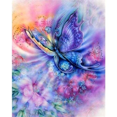 Home Decor Butterflies Room Decor Picture Wall Art Animal Posters and Prints for Living Room Decoration No Frame