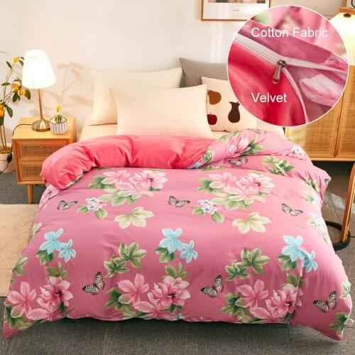 Double-sided Fabric Design Duvet Cover Fashion Decor Comforter Cover Full Queen King Size Quilt Cover Bedding Textiles