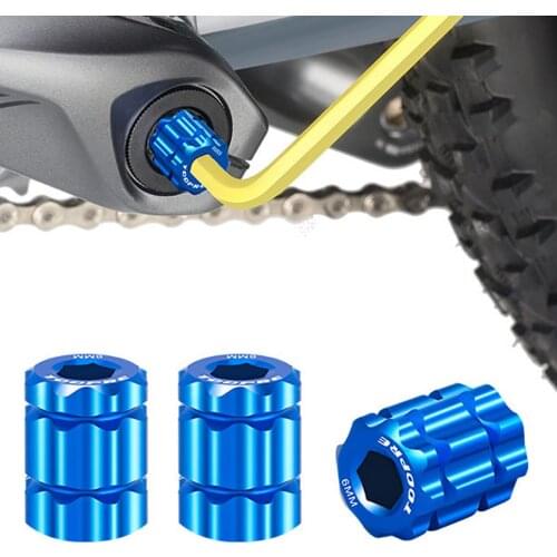 Bike Crank Extractor Remover Bicycle Cassette Flywheel Lockring Remover MTB Bike Aluminum Alloy Crank Remove Install Wrench Tool