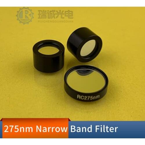 275nm Narrow Bandpass Filter of Water Quality Monitoring System/Total Nitrogen Detection Deep Uv-c High Transmittance