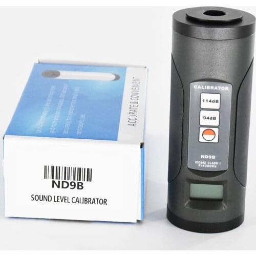 Sound Level Calibrator ND9B Digital Noise Meter calibration 94 dB/114 dB Sensitivity calibration of microphones