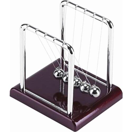 Newtons Cradle Steel Balance Ball Pendulum Desk Toys Games Desk Home Decoration