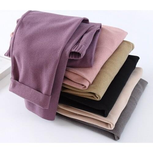 M-2XL New Large Size Womens Sleep Pajamas Pants Warm Autumn Winter Bottoming Trousers Velvet Thick Nightwear Pijama Mujer