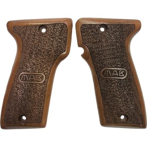 MAB Model D 7.65mm Compatible Special Series Laser Cutting Wooden Grip Mod4