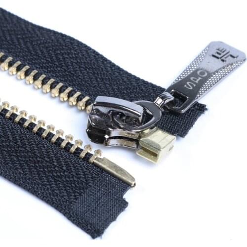 Metal zipper for sewing 60cm 70cm 80cm 5# Jacket 0pen-End zippers