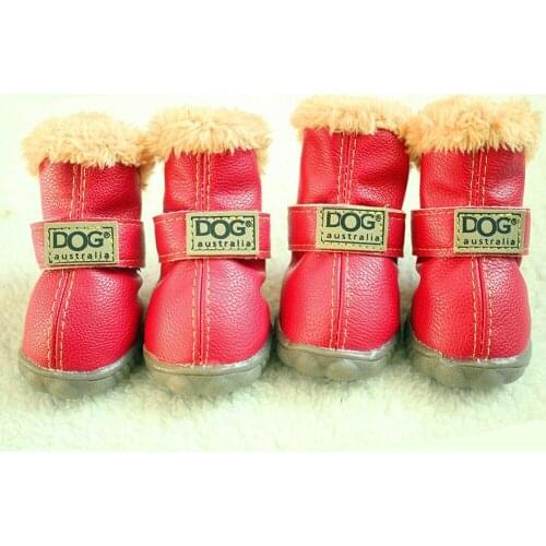 Fashion Autumn and Winter Snow Boots Casual Dog Shoes Pet Slip-resistant Waterproof Shoes Teddy Dog Shoes