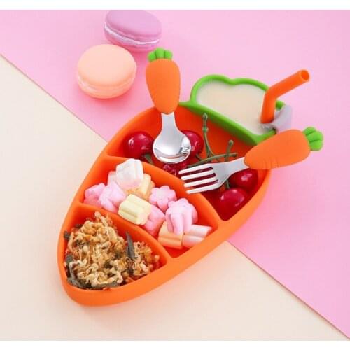 Baby Tableware Set Children Utensil Toddler Dinnerware Infant Feeding Spoon Fork GXMB
