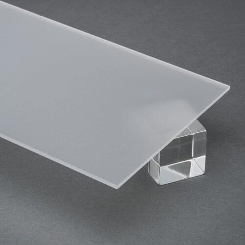 Transbarent Single Matte Clear Acrylic Sheet Frosted Opaque Cast Plexiglass Plastic Plexi Glass Board For Craft,Sign,DIY Display