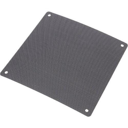 2021 New 5PCS PC Computer Case Fan Cooler Dust Filter Dustproof Mesh 140mm Cuttable PVC Black