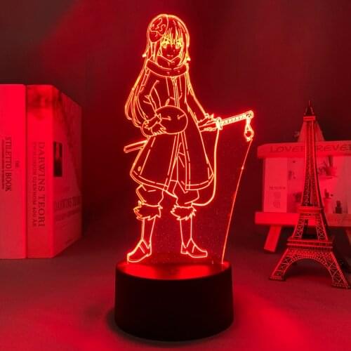 That Time I Got Reincarnated as a Slime Led Light for Kid Bedroom Decoration Night Light Birthday Gift Room Desk Acrylic 3d Lamp