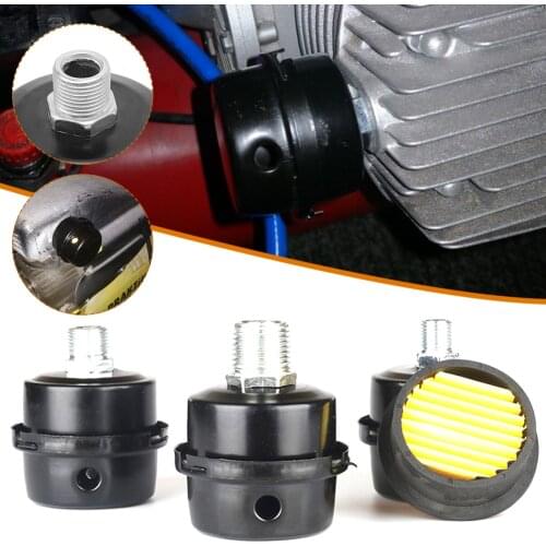 13mm 16mm 20mm air compressor spare parts intake filter oil-free noise reduction dust removal moisture muffler