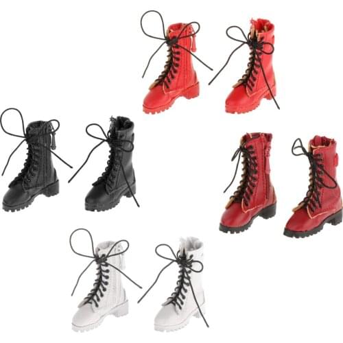 1:6 Scale Female Soldier Boots for 12in Figure Women Doll Hollow Boots