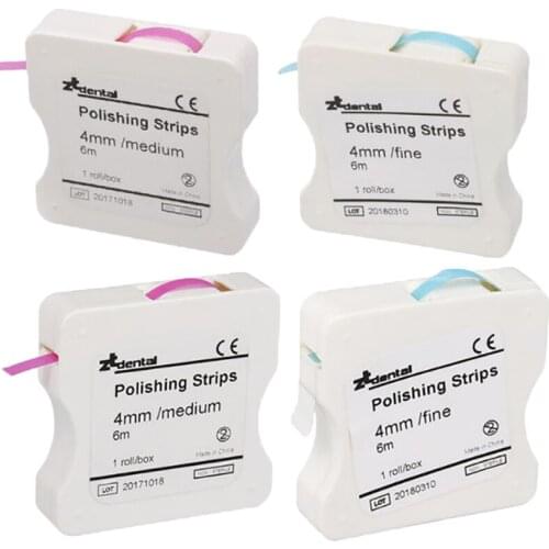1 Box Dental Polishing Strip 4mm Resin Tooth Interdental Sanding Grinding Whitening Teeth Surface Dentistry Lab Supplie Tool