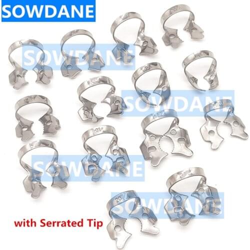 1pc Dental Oral Care Clip Rubber Dam Holder Dental Rubber Dam Clamp Clip Stainless steel Clamps with Serrated Tip Saw Tooth