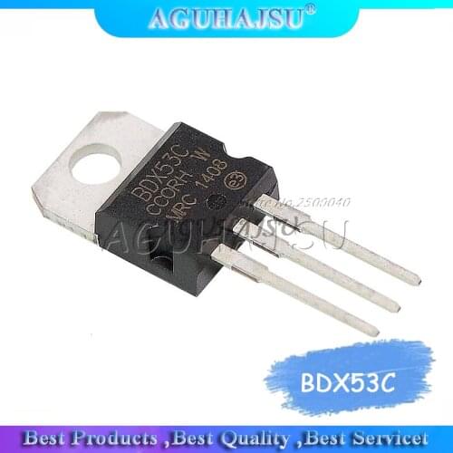 10PCS BDX53C BDX33C BDX34C BDX54C BDX53 BDX33 BDX34 BDX54 TO220 new and original