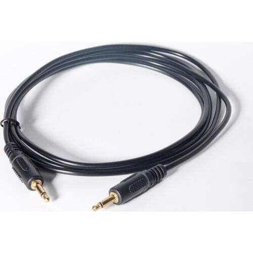 3.5 mm 2Pole Single Channel Cable 1.8m 3.5mm Mono Male to male Single pole