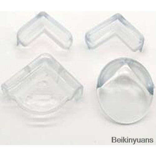 4 pieces / set of baby safety transparent corner childrens anti-collision corner corners table protector home kitchen