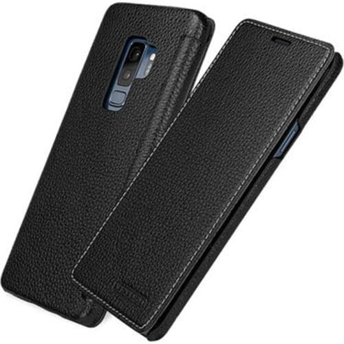 New Arrival For Samsung Galaxy S9 Case Luxury Slim Flip Genuine Leather Case For Samsung Galaxy S9 Plus Samsung S9Plus Cover Bag
