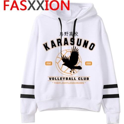 Hot Oya Oya Oya Haikyuu Hoodies Men Kawaii Japanese Volleyball Anime Streetwear Unisex Cartoon Karasuno Graphic Sweatshirts Male