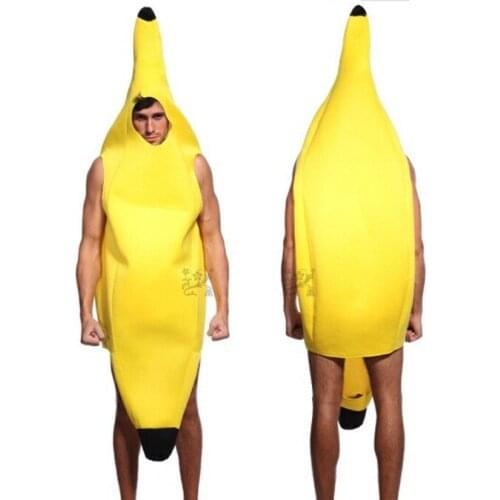 Carnival Clothing Men Cosplay Adult Fancy Dress Funny Sexy Banana Costume Novelty Halloween Christmas Carnival Party Decorations