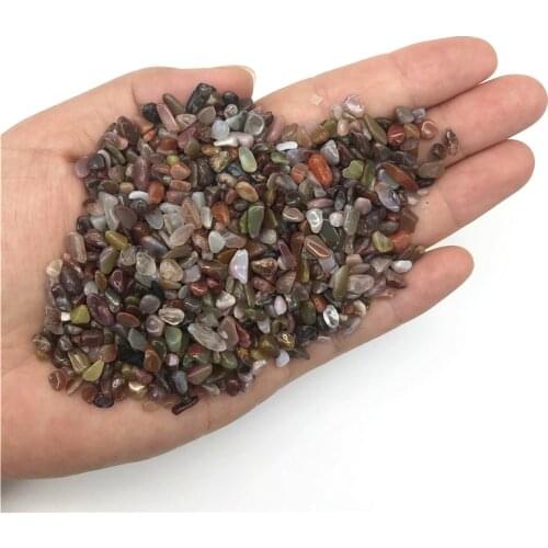 Beautiful 50g Mini 3-5mm Natural Salt Source Agate Gravel Mineral Stone Crystal Energy Enhancement Natural Quartz Crystals