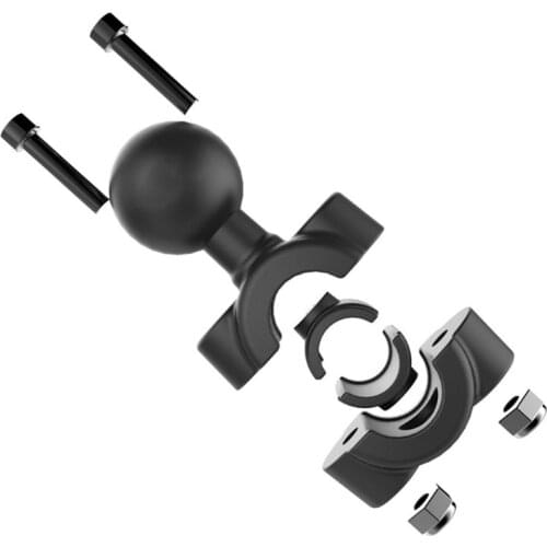 Rail Mount 1 Inch Ball Car Headrest Motorcycle Scooter Rearview Mirror Stem Bar Mount For Gar Min Gopro For Ram Mounts